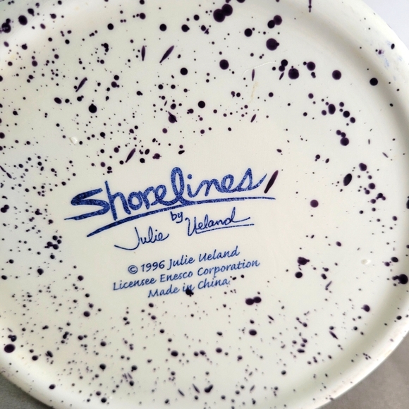 Shorelines by Julie Ueland Ceramic Pitcher with Fish - Picture 2 of 12